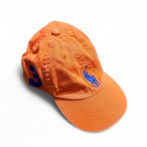 Polo Ralph Lauren Big Pony Cotton Chino Ball Cap – Orange (Infant)